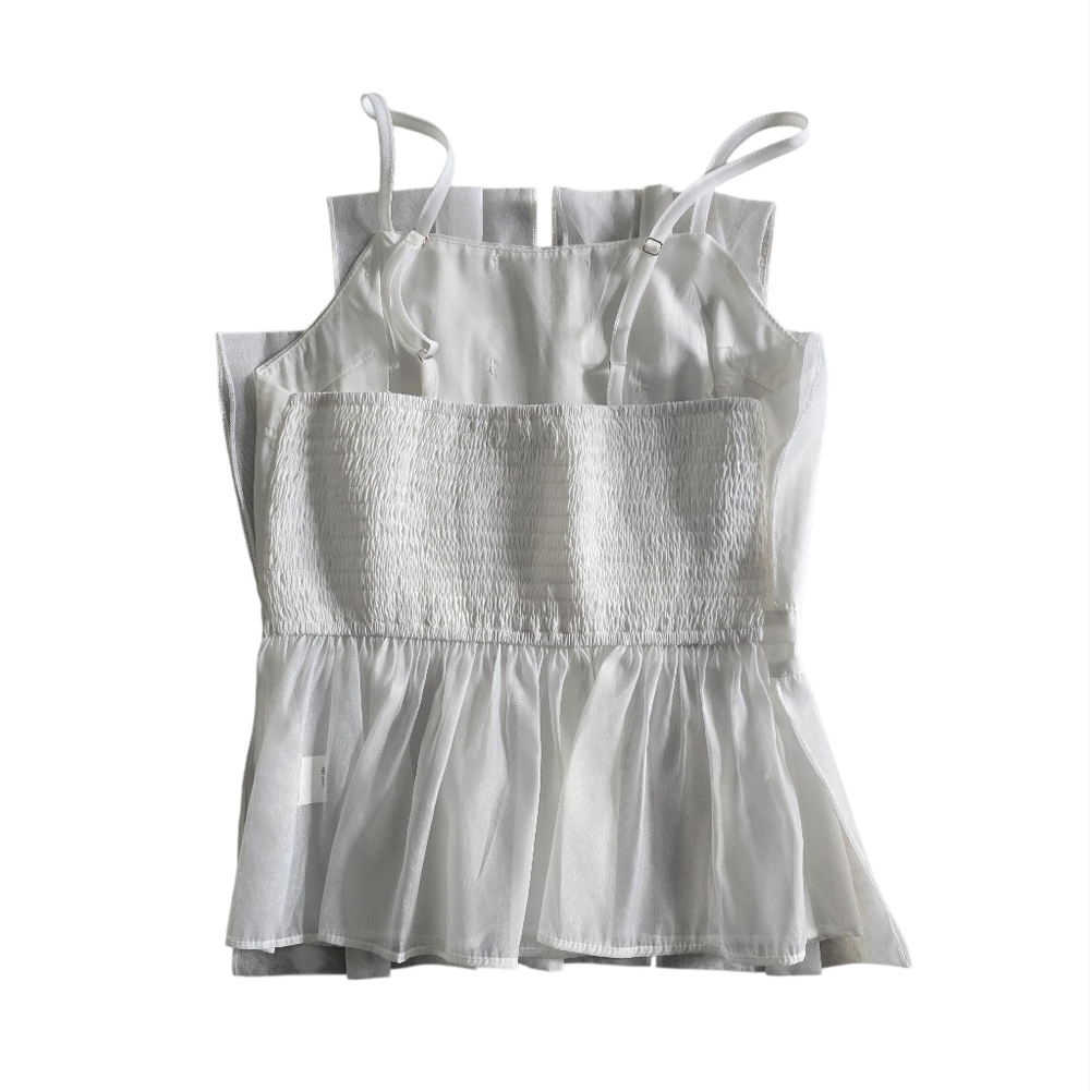 Cloud Ten Women's White Structured Cami Size Small - image 6